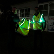 Leuchtjacke LED